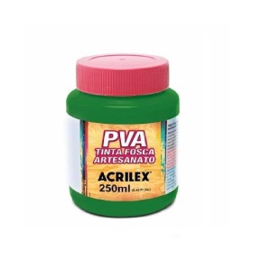 TINTA PVA FOSCA 250ML  VERDE MUSGO 513 ACRILEX