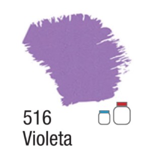 TINTA ACRÍLICA FOSCA 250ML Violeta 516  ACRILEX