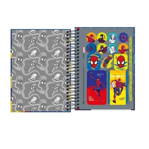 AGENDA ESPIRAL DIÁRIA SPIDER MAN M4 TILIBRA