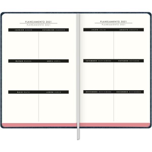 PLANNER COSTURADO CAMBRIDGE DENIM TILIBRA