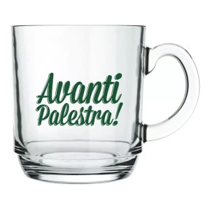 CANECA DE VIDRO 300ML AVANTI PALESTRA PALMEIRAS ALLMIX