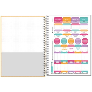 CADERNO ESPIRAL CD UNIV 1M ACADÉMIE PASTEL 80 FLS TILIBRA