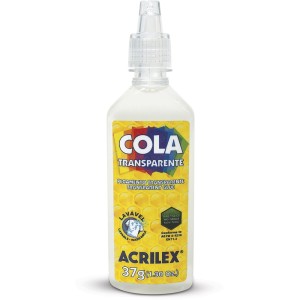 COLA TRANSPARENTE LAVÁVEL 37G ACRILEX