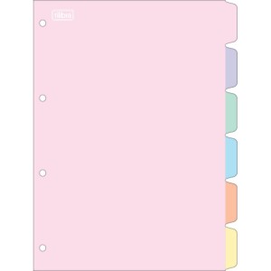 DIVISÓRIAS UNIV ACADÉMIE PASTEL TILIBRA