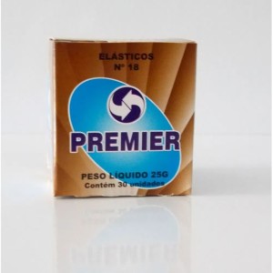 ELÁSTICO PARA DINHEIRO N°18 C/ 30 UNIDS 25G PREMIER