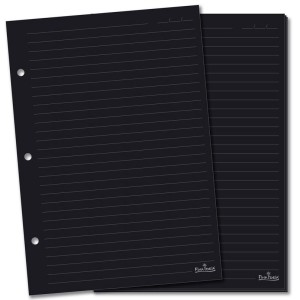 REFIL MIOLO PRETO PAUTADO CADERNO ARGOLADO FINA IDEIA