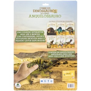 MUNDO DOS DINOSSAUROS,LEIA & BRINQUE ANQUILOSSAURO