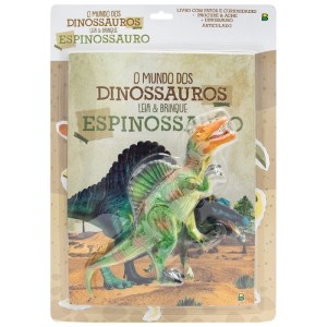 MUNDO DOS DINOSSAUROS,LEIA & BRINQUE ESPINOSSAURO