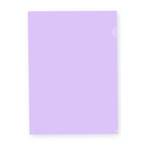 PASTA L A4 SERENA LILÁS PASTEL PACOTE C/ 10 UNIDS DELLO