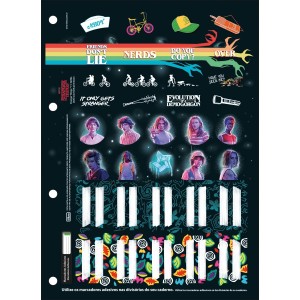 REFIL P/ CADERNO ARGOLADO UNIVERSITÁRIO STRANGER THINGS 80F TILIBRA