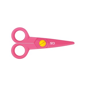 TESOURA PLASTICA KS-250 ESCOLAR KIDS CIS