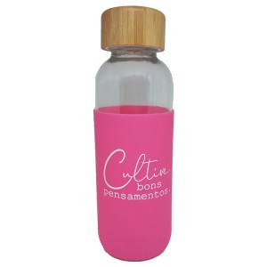GARRAFA ECO 450ML CULTIVE BONS PENSAMENTOS - ZONA CRIATIVA