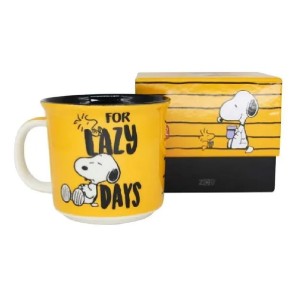 CANECA FOR LAZY DAY 350ML SNOOPY FOCO ZONA CRIATIVA
